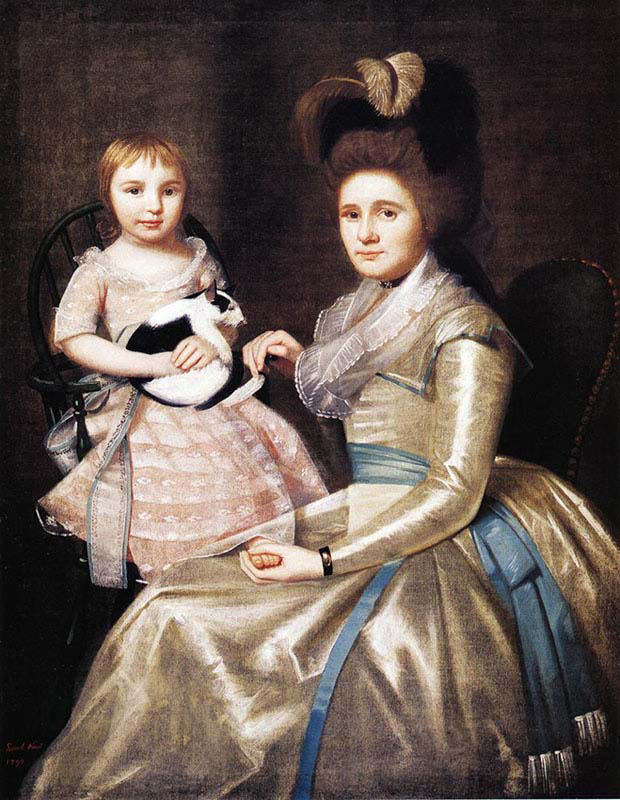 Mrs William Taylor and Son Daniel 